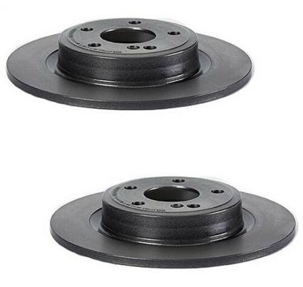 Mercedes Brakes Kit - Pads & Rotors Front and Rear (295mm/295mm) (Ceramic) 246423011207 - Brembo 3807560KIT